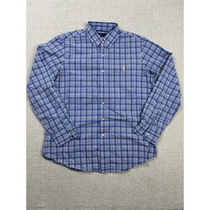 Polo Ralph Lauren men's long sleeve button up dress shirt size large / L Striped